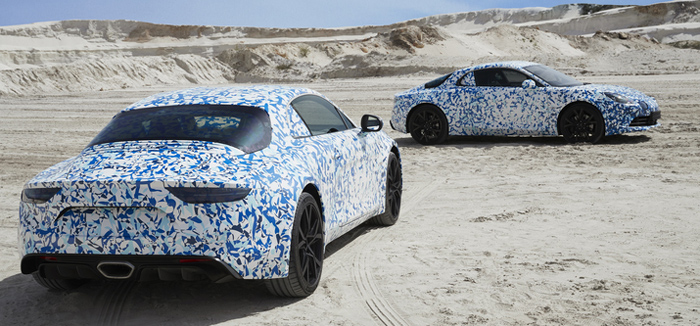 Alpine: vivement qu'elle tombe le camouflage