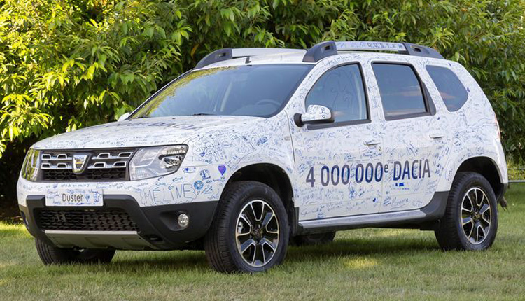 4 millions de Dacia sur les routes