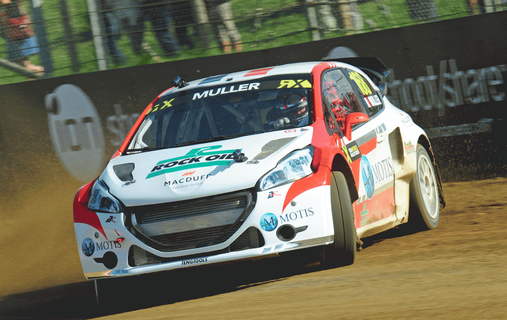 Yvan Muller (Peugeot) en RX 