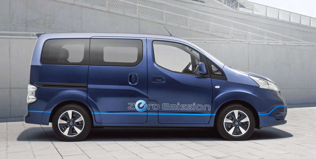 Nissan e-NV200 Evalia, 7 places et électrique