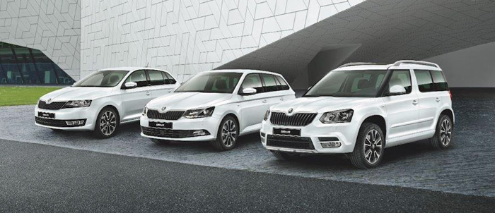 'Swiss line' pour Fabia, Rapid et Yeti