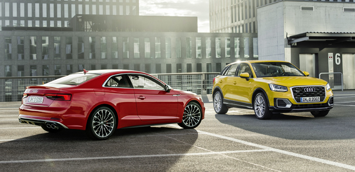 Audi A5 et Q2