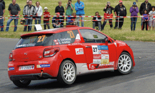 Georges Darbellay – Sandra Arlettaz. Citroën DS3 R3