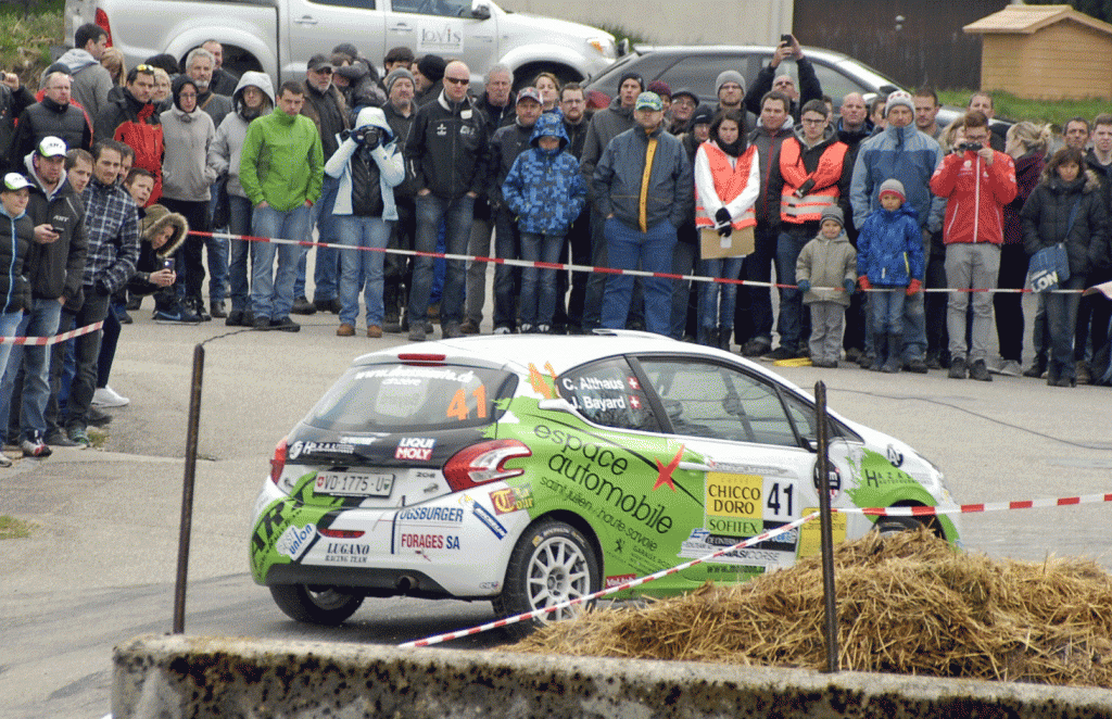 Cédric Althaus, en tête du championnat junior