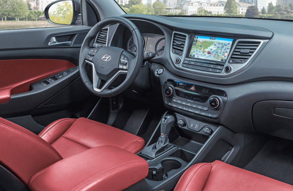 Poste de pilotage du Hyundai Tucson 2015