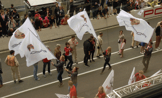 Les drapeaux de la victoire