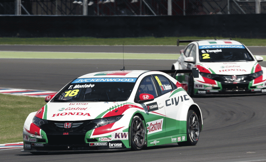 Tiago Monteiro (Honda) meilleur... derrière les Citroën