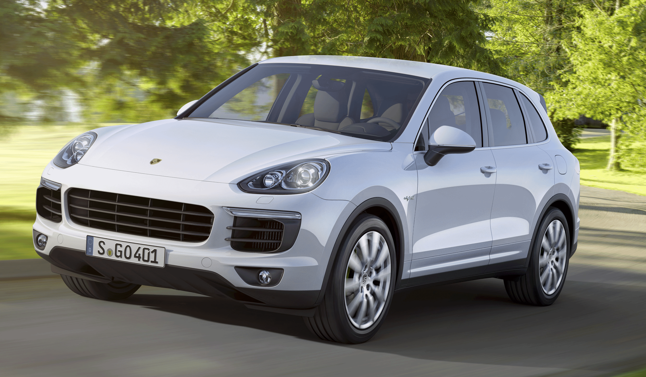 Le Porsche Cayenne Hybrid en tournée