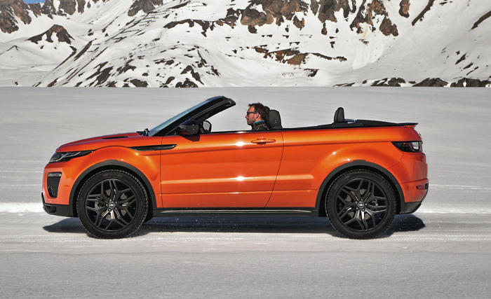 Unique: le Range Rover Evoque convertible