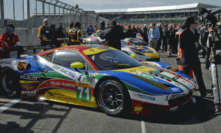 Fond de grille aussi en style Le Mans