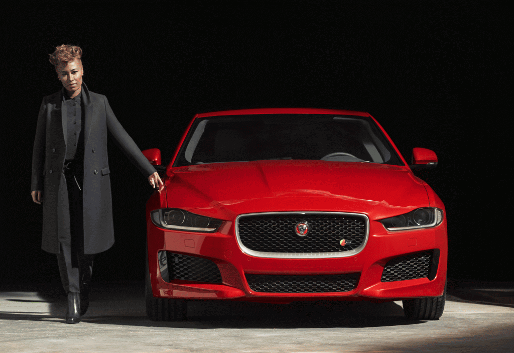 Emeli Sandé et la nouvelle Jaguar XE