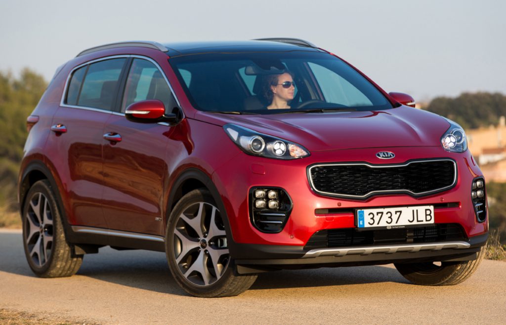 Nouveau Kia Sportage côté face